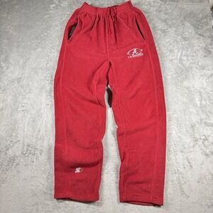 Starter Alabama‎ Crimson Tide Sweatpants Joggers Small Red Vintage 90s NCAA